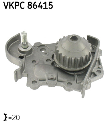Vodné čerpadlo, chladenie motora SKF